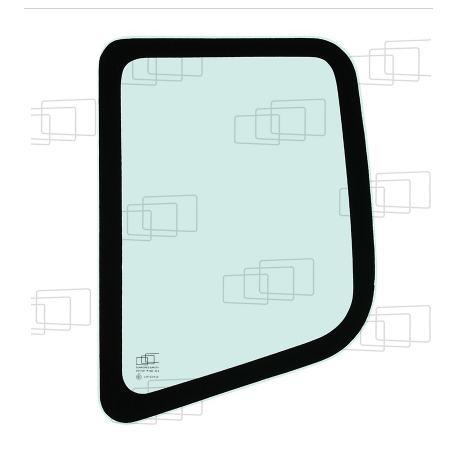 Glasscheibe an der Seite hinter der linken Tür Komatsu PC300-7/PC340-7/PC350-7/PC380-7/PC400-7/PC450-7/PC600-7/PC650-7/PC750-7/PC800-7 (von 2003 bis 2006)
