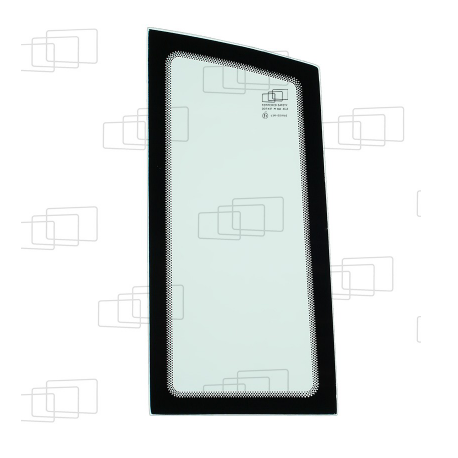 VORDERES FENSTER UNTEN LINKS KOMATSU WB91R-2 / WB93R-2 / WB97R-2 / WB97S-2 / WB140-2 / WB140PS-2 / WB140-2N ​​/ WB150-2 / WB150AWS-2 / WB150PS-2 (VON 2000 BIS 2005)