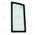 VORDERES FENSTER UNTEN LINKS KOMATSU WB91R-2 / WB93R-2 / WB97R-2 / WB97S-2 / WB140-2 / WB140PS-2 / WB140-2N ​​/ WB150-2 / WB150AWS-2 / WB150PS-2 (VON 2000 BIS 2005)