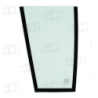 VORDERES FENSTER UNTEN LINKS CATERPILLAR 416FST / 420FST / 420FIT / 430FST / 430 FIT (VON 2012 BIS 2015)