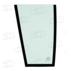 VORDERES FENSTER UNTEN LINKS CATERPILLAR 422E / 428E / 432E / 434E / 442E / 444E (VON 2005 BIS 2012)