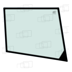 RECHTES SEITENFENSTER CATERPILLAR 300B / 312B / 315BL / 317B / 318B / 320B / 322B / 325B / 330B / 345B / 365B / 375B / 385B (VON 1998 BIS 2003)