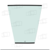 CATERPILLAR VORDERES MITTLERES FENSTER 910G / 914G / 914G SERIE 2 / 924G / 924GZ / 928G / 930G / 938G / 938G SERIE 2 (VON 1995 BIS 2007)