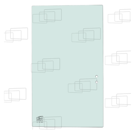 RECHTES HINTERES SCHIEBEFENSTER TAKEUCHI TB23R (VON 2005 BIS 2015)