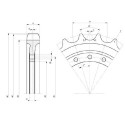 Kettenrad LIEBHERR R920LC