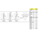 Kettenrad  CASE CX160D / CX180 / CX180B