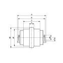 Laufrolle KUBOTA K013 / KX36-2 / KX41-2 / KX41S / KX41-S2 / U20