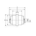 Laufrolle KOMATSU PC16R / PC163F / PC16R2 / PC18MR / PC18MR3