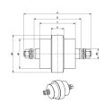 Laufrolle TEREX 605R / 805R / AM35R / AM37R / HR14 / HR16 / HR18 / HR3,7 / TC29 / TC35 / TC37 / TC48 / TC60 / TC75