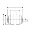 Laufrolle MESSERSI M28 / M32 / M35