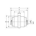 Laufrolle KOMATSU PC40MR / PC40R8 / PC45 / PC45MRX / PC45R8