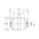 Laufrolle JCB 802 / 802,4 / 802,7 / 8027Z