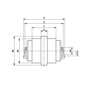 Laufrolle CATERPILLAR 304CCR / 305.5D / 305.5E / 305CCR / 305DCR / 305C
