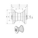 Laufrolle CASE POCLAIN CX15B / CX16B / CX17B / CX18B