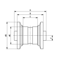 Laufrolle KOBELCO 30SR / 35SR / SK25SR