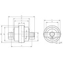 Laufrolle CATERPILLAR 307 / 308