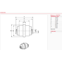 Laufrolle KOMATSU PC50MR / PC50UU / PC55MR / PC58UU