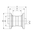 Laufrolle KOBELCO SK30SR / SK30SR2 / SK35SR1 / SK35SRPX