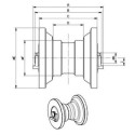 Laufrolle KUBOTA U45,3 / U48 / U48,4 / U50,3 / U55,4