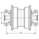 Laufrolle DOSSAN SOLAR 140LC