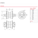 Laufrolle CATERPILLAR 307B