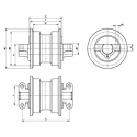 Laufrolle KOBELCO SK135SR / SK135SR LC
