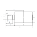 Tragrolle KUBOTA KH030 / KH060 / KH101 / KH60 / KH66 / KH71 / KH90