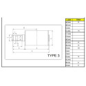 Tragrolle HITACHI EX40 / EX45 / EX50 / EX55 / EX58 / ZX27 / ZX30 / ZX35 / ZX40U1 / ZX50 / ZX60