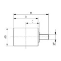Tragrolle YANMAR B25V / B27 / B27,2 / B3,3 / B37 / B37,2A / YB301