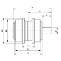 Tragrolle FERMEC MF128 / MF130 / MF135