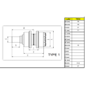 Tragrolle CATERPILLAR D6 K RST