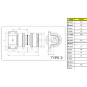Tragrolle CASE CX160D / CX180B