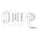 Tragrolle HITACHI EX100-5 / ZX135US-3