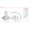 Leitrad YANMAR B22 / B22,2 / B22,2A / B27 / B3 / B32