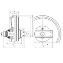 Leitrad HITACHI EX60,2 / EX60,3 / EX60LC3 / EX75UR