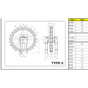 Leitrad mit Halterung HANIX H22B
