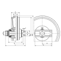Leitrad YANMAR B50V / VIO40V / VIO45V / VIO50U / VIO55V / VIO57U